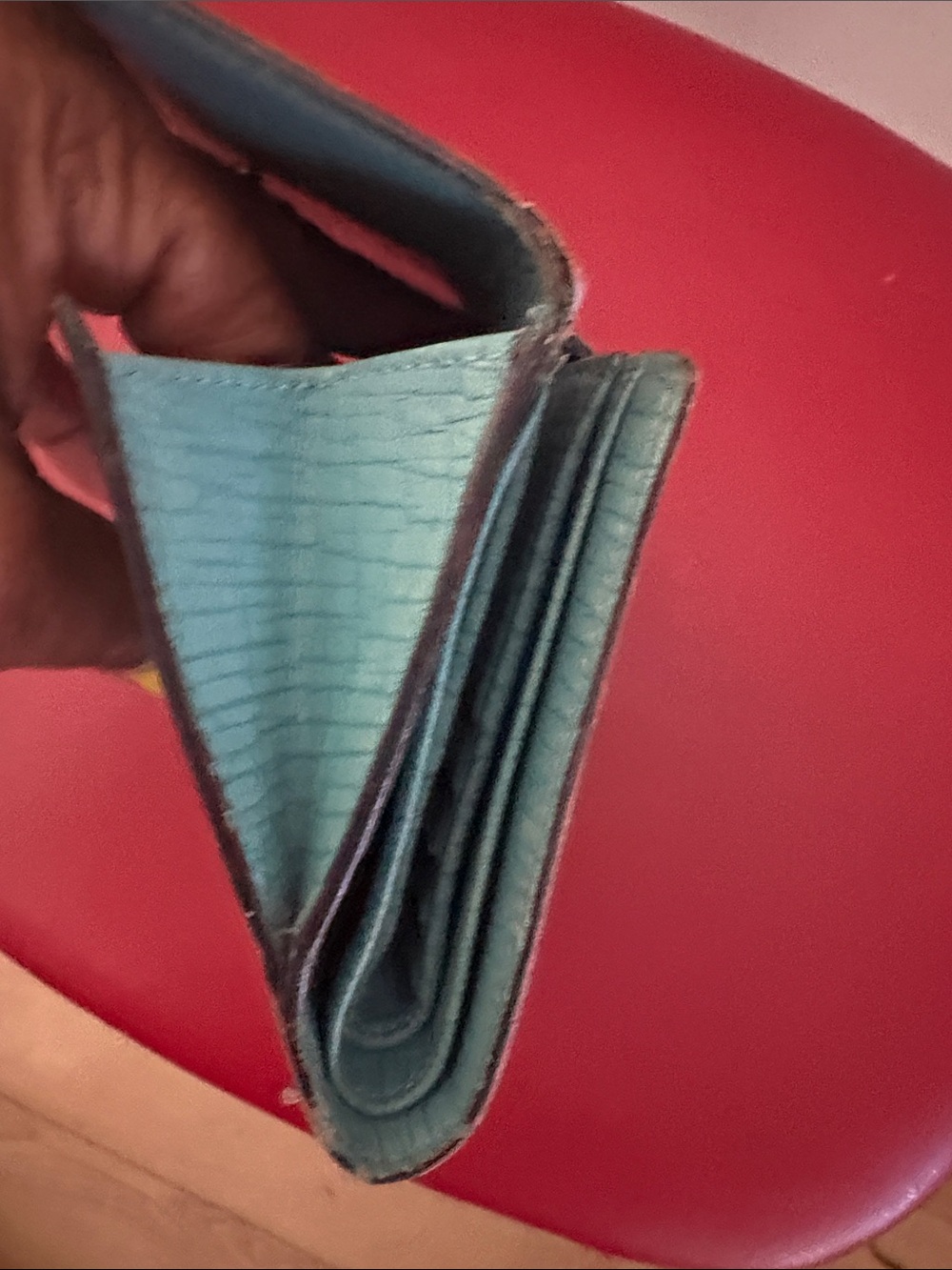Gucci Brown Monogram Fold-Over Wallet - Picture 5 of 12